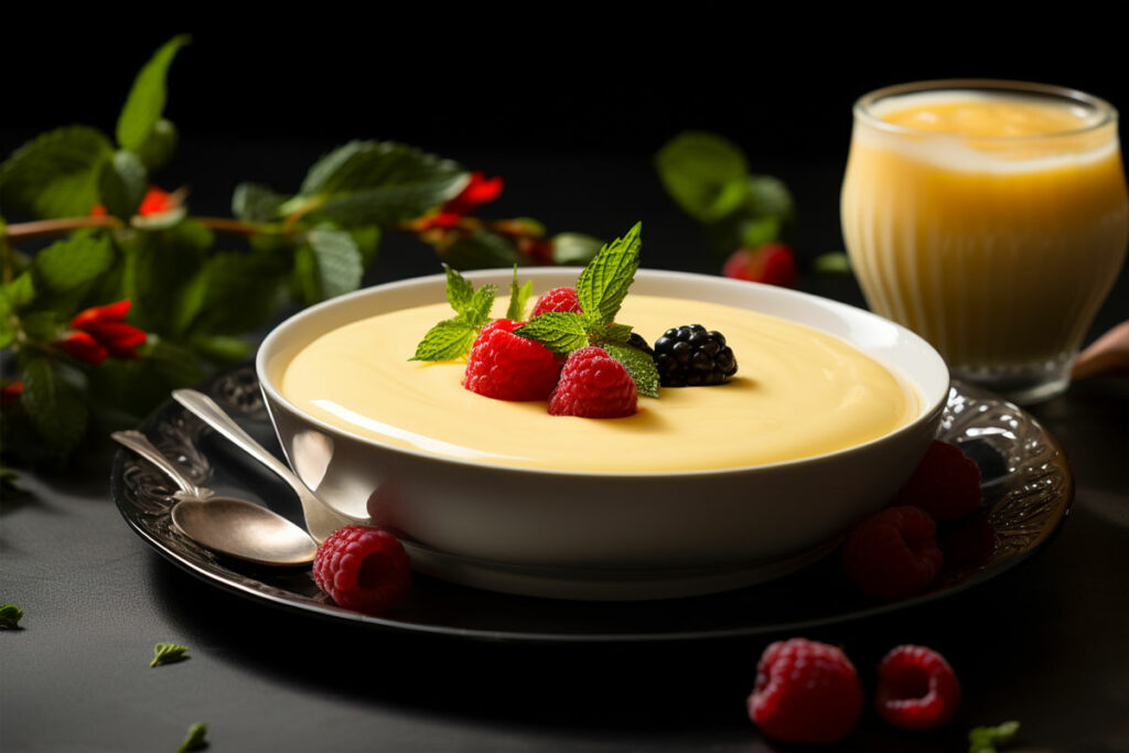 creme anglaise a la vanille sous vide