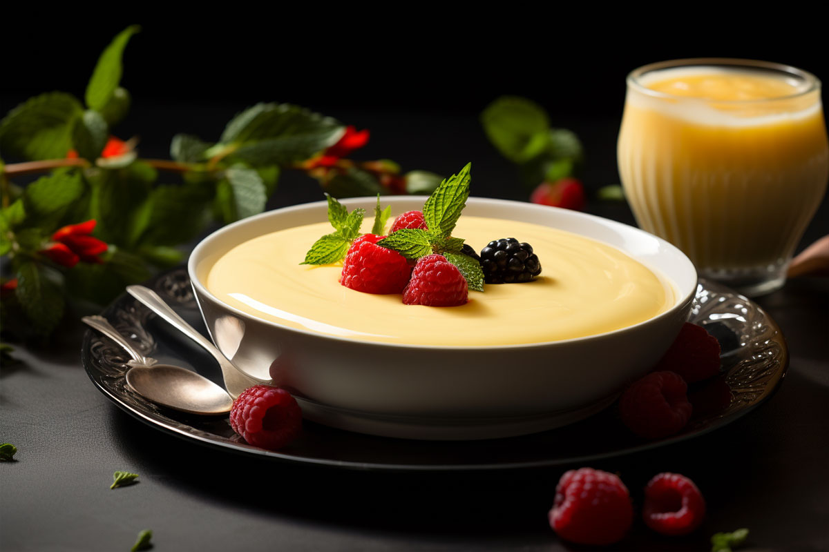creme anglaise a la vanille sous vide