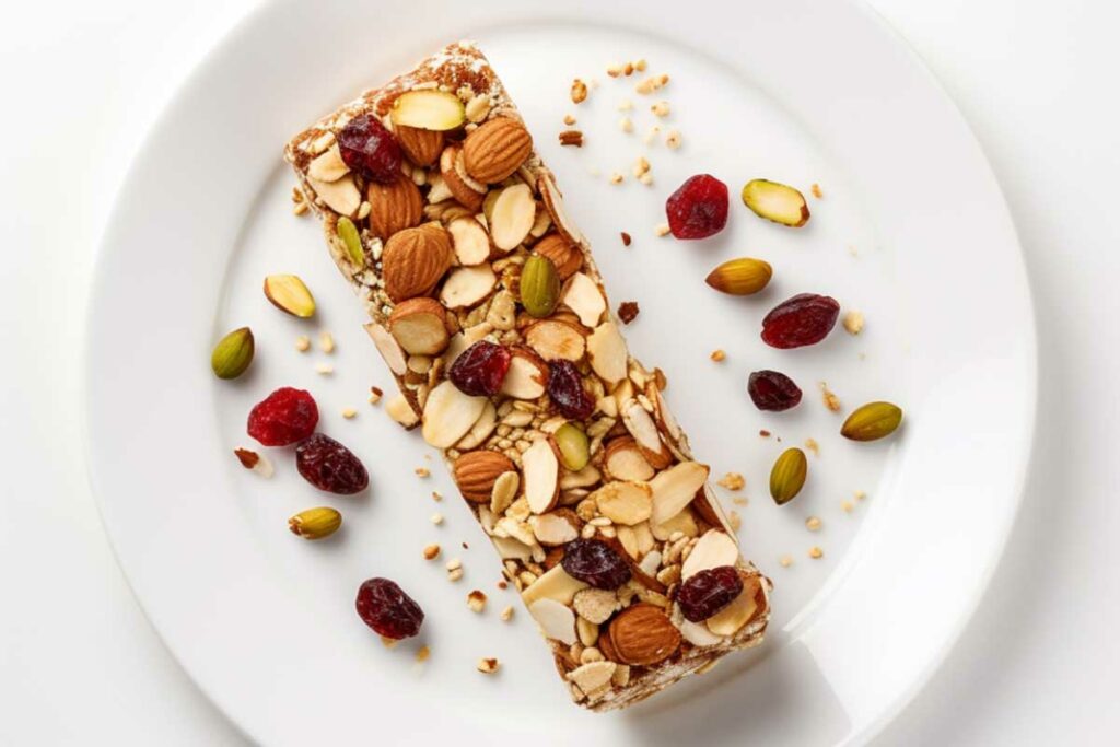 barres de cereales aux graines et au noix