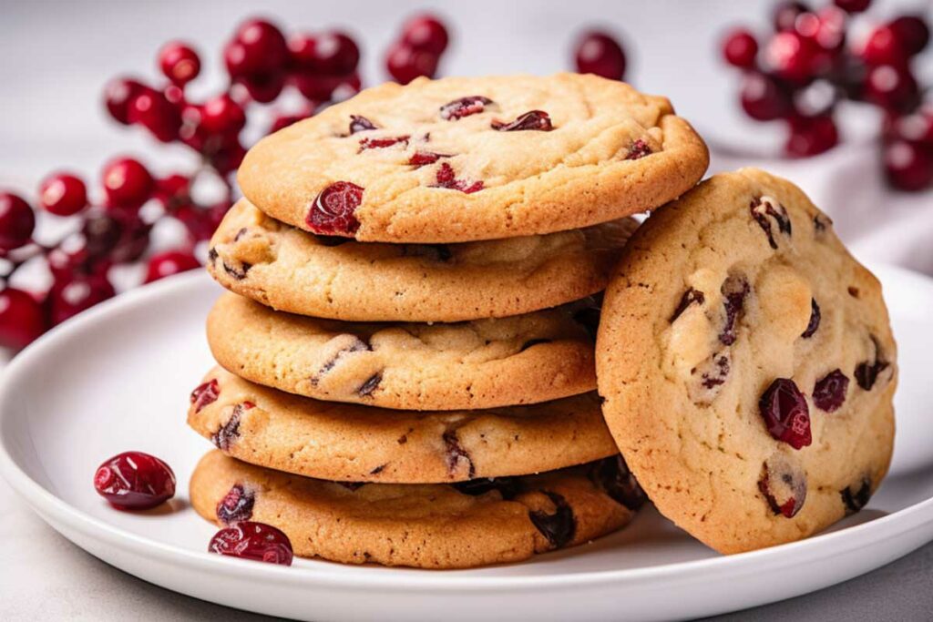 cookies au cranberries